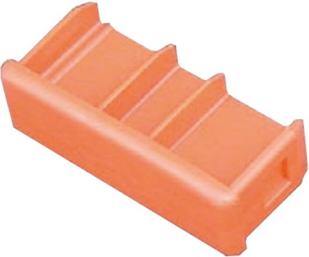 Верхний наконечник KRAUSE пара, 77 х 25 мм, оранжевый 211217